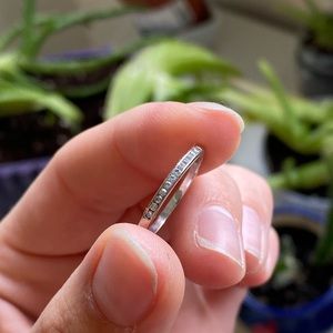 ring 925 white gold and diamond